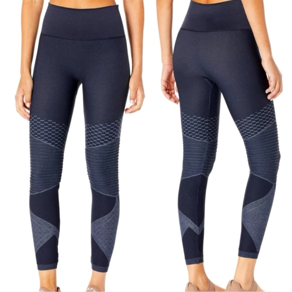 SPANX Seamless Moto Leggings In Indigo Sky Size L